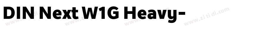 DIN Next W1G Heavy字体转换